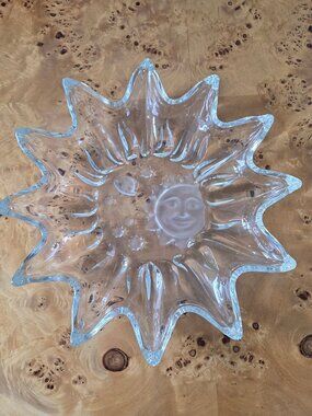 Vintage Studio Nova Crystal Sun Moon Stars Dish
